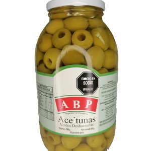 ACEITUNA VERDE DESHUESADA FRASCO
