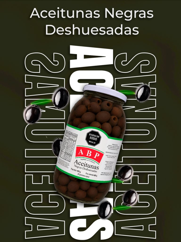 Aceitunas Negras Deshuesadas